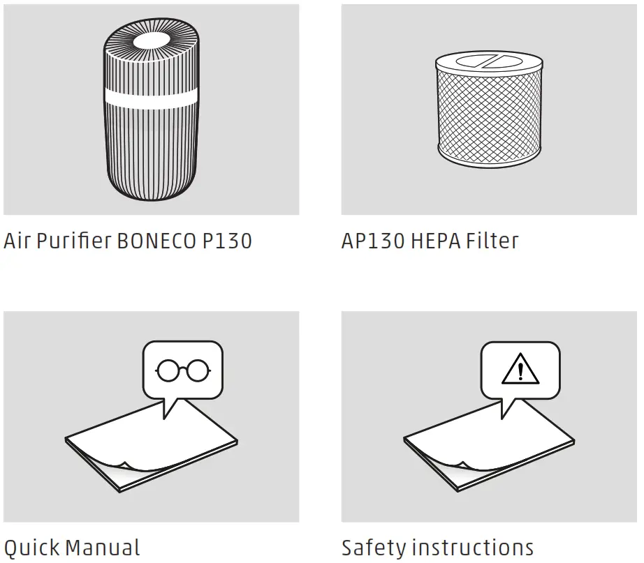 Boneco P130 Air Purifier - FIG