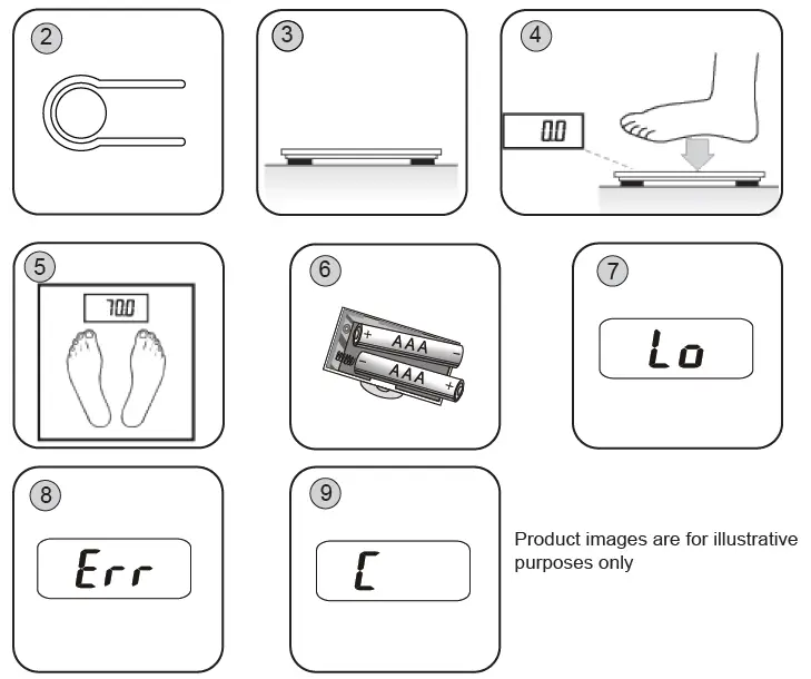 eta 5780 Digital Personal Scale fig 2