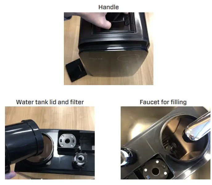 Clean Air Optima CA-606B Portable Ultrasonic Humidifier - Fig