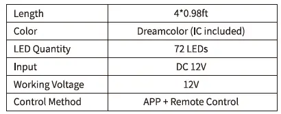 Govee H6119 Dreamcolor LED Strip Light for Car with App Control 4