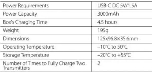 BOYA BY-XM6-K2BOX Charging Case 18