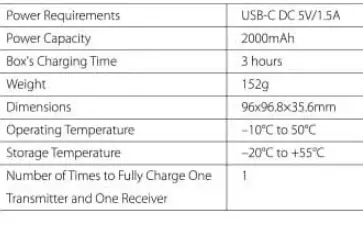 BOYA BY-XM6-K2BOX Charging Case 4