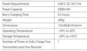 BOYA BY-XM6-K2BOX Charging Case 8
