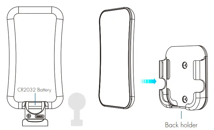 LEDLyskilder R8 1 Ultrathin Touch Wheel RF Remote Controller - fig 1