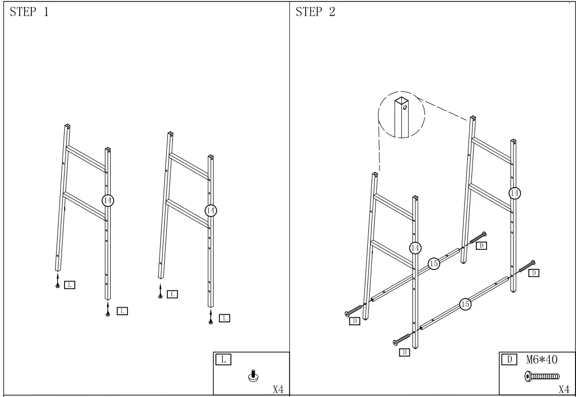 Earlimart TJHD-XK00058-M Standard Bookcase Modern White Bookshelf-6