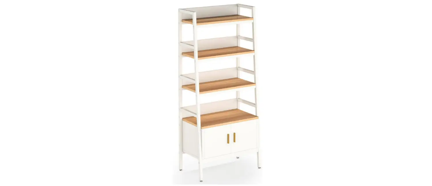 Earlimart Tjhd-xk00058-m Standard Bookcase Modern White Bookshelf Instruction Manual Earlimart Tjhd-xk00058-m Standard Bookcase Modern White Bookshelf Instruction Manual