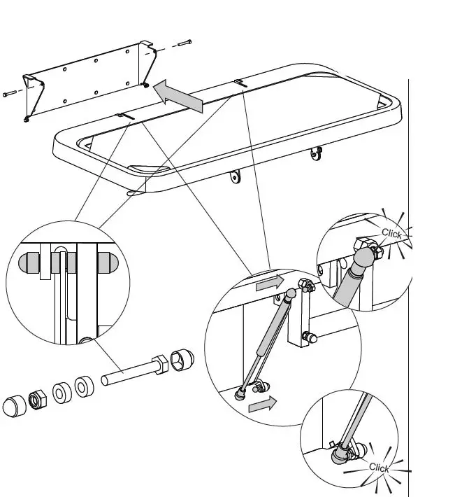 PRESSALIT 2100 Removable Mesh Mattress 12