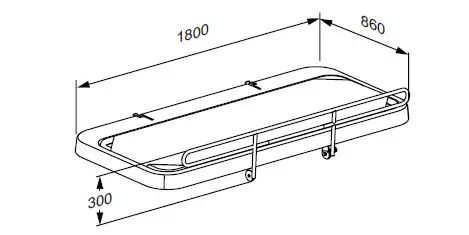 PRESSALIT 2100 Removable Mesh Mattress 15