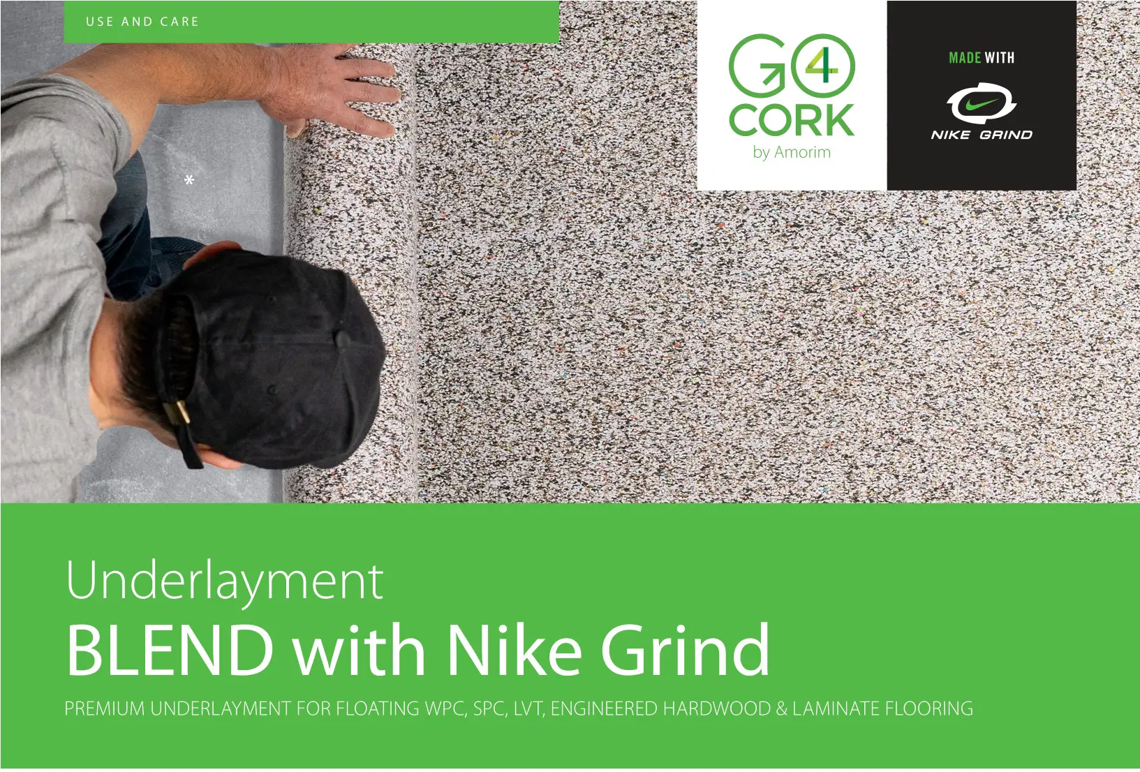 GO4CORK 70026765 Hardwood Floor Blend Instructions