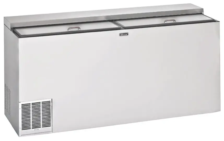 Perlick BC72 72 Inch Flat Top Bottle Cooler Refrigerator