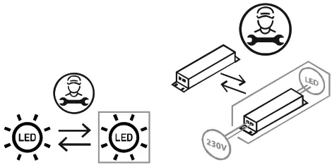 Paul Neuhaus 9107-17 Timon LED Wall Light or Mirror Light - icon4