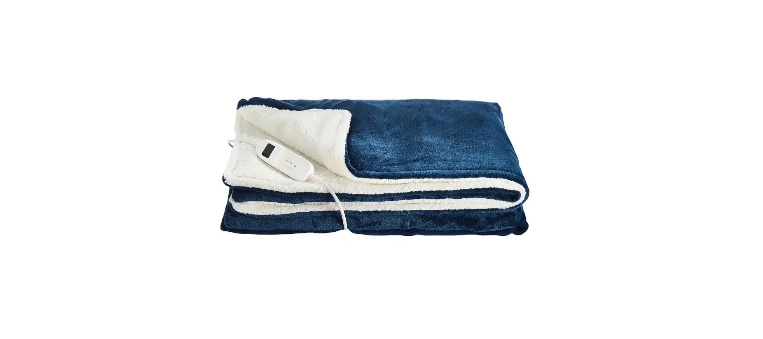 Lakeland 63719 Teal Sherpa Heated Throw Instructions