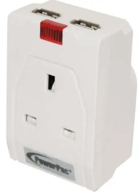 PowerPac PP010U Multi 2X USB Adapter