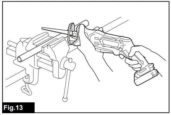 makita JR103D Cordless Recipro Saw-fig14