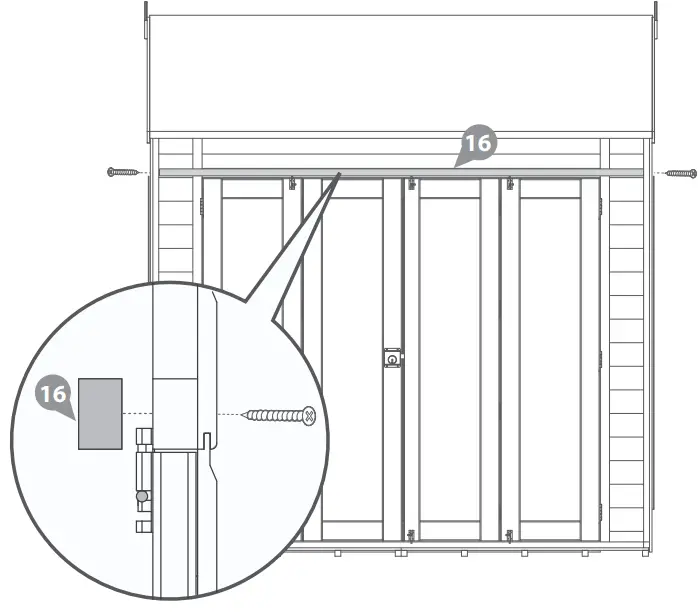 MeRcia 03DTSHRA0808FGC42TW V1 8 x 8 Vermont Wooden Summerhouse - fig 10