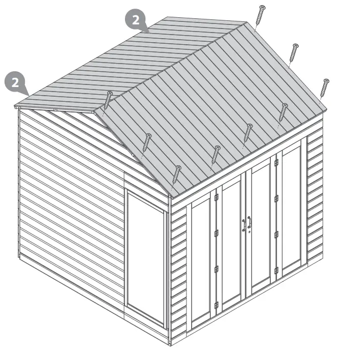 MeRcia 03DTSHRA0808FGC42TW V1 8 x 8 Vermont Wooden Summerhouse - fig 19