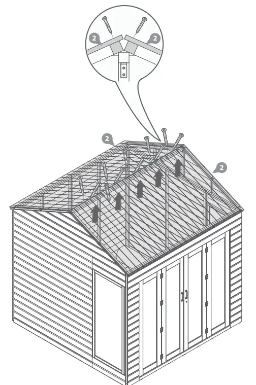 MeRcia 03DTSHRA0808FGC42TW V1 8 x 8 Vermont Wooden Summerhouse - fig 20