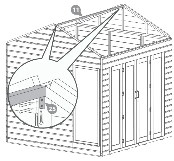 MeRcia 03DTSHRA0808FGC42TW V1 8 x 8 Vermont Wooden Summerhouse - fig 23