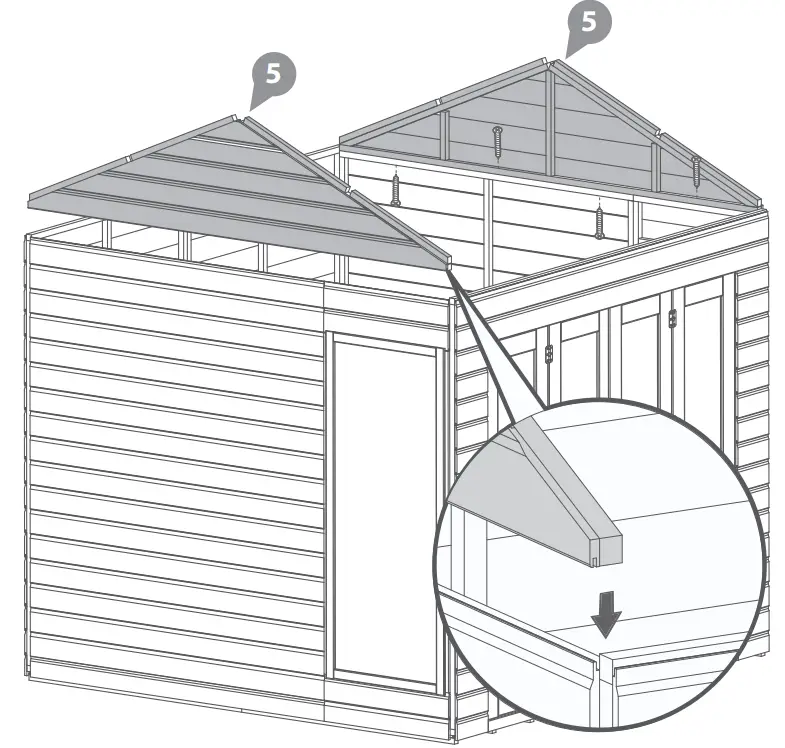 MeRcia 03DTSHRA0808FGC42TW V1 8 x 8 Vermont Wooden Summerhouse - fig 24