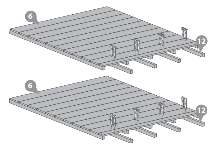 MeRcia 03DTSHRA0808FGC42TW V1 8 x 8 Vermont Wooden Summerhouse - fig 30