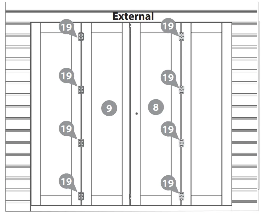 MeRcia 03DTSHRA0808FGC42TW V1 8 x 8 Vermont Wooden Summerhouse - fig 34