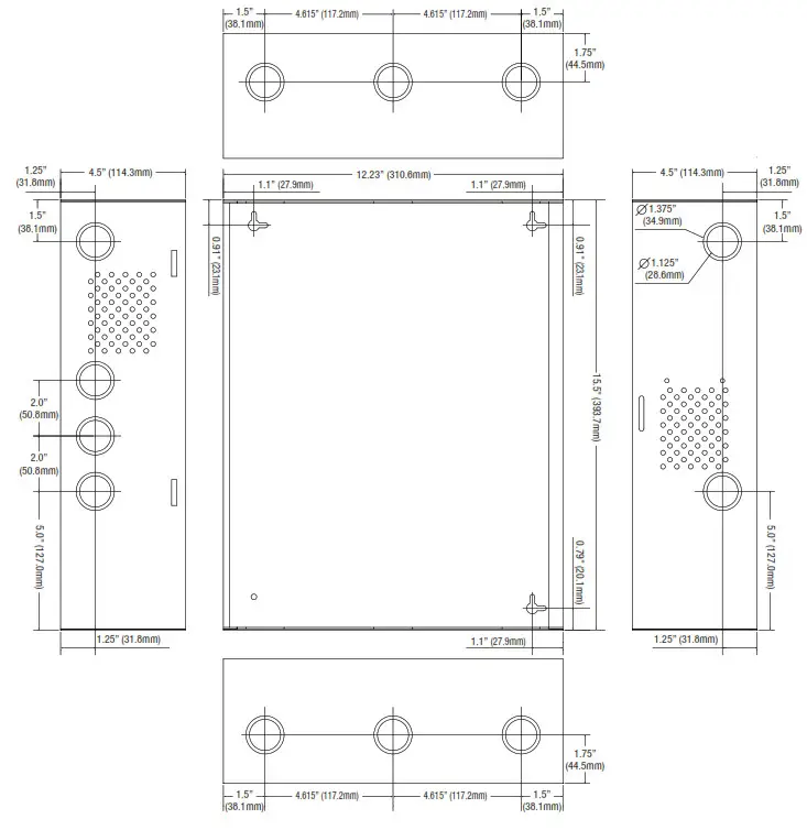 eFlowNAD8V Series Access Power Controllers with Power SupplyChargers - Enclosure