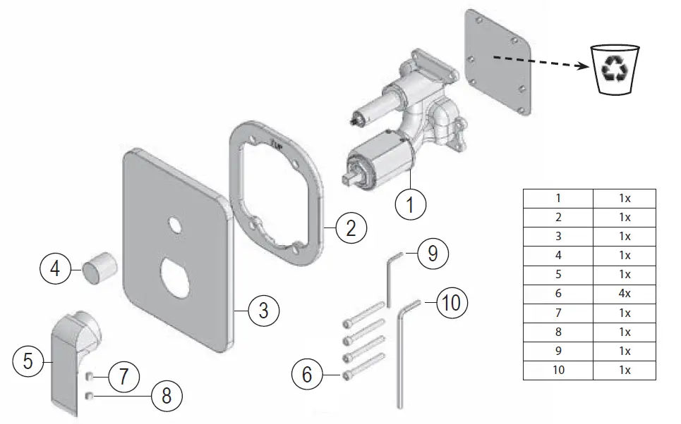 RAVAK-Flat-FL-065-00-Build-in-Water-Tap-FIG-1
