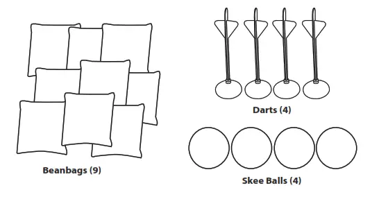 little tikes 657900C3 5 In 1 Cornhole Game Set - Accessories