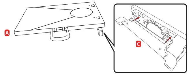 little tikes 657900C3 5 In 1 Cornhole Game Set - Attach the leg