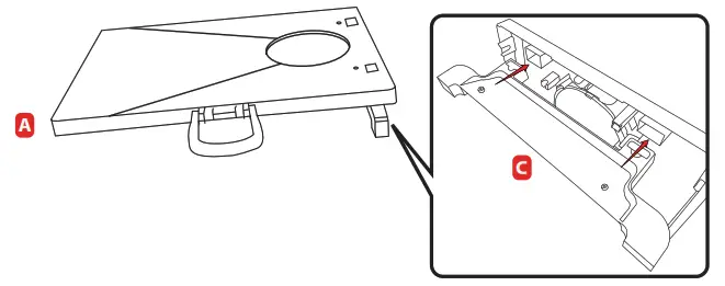 little tikes 657900C3 5 In 1 Cornhole Game Set - Attach the legs