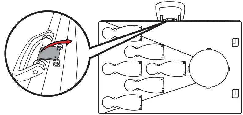 little tikes 657900C3 5 In 1 Cornhole Game Set - Open the Carrying Case