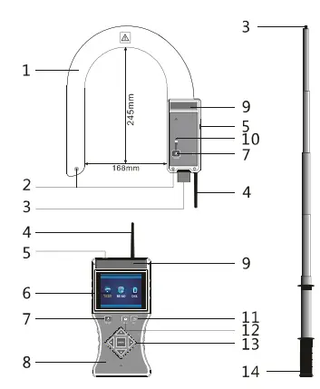 UNI-T-UT255D-High-Voltage-Clamp-Ammeters-FIG-1