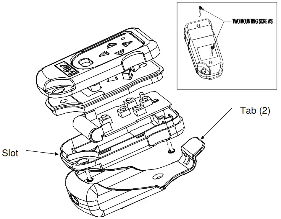 GUEST 729825 Wireless Transmitter - Carefully separate