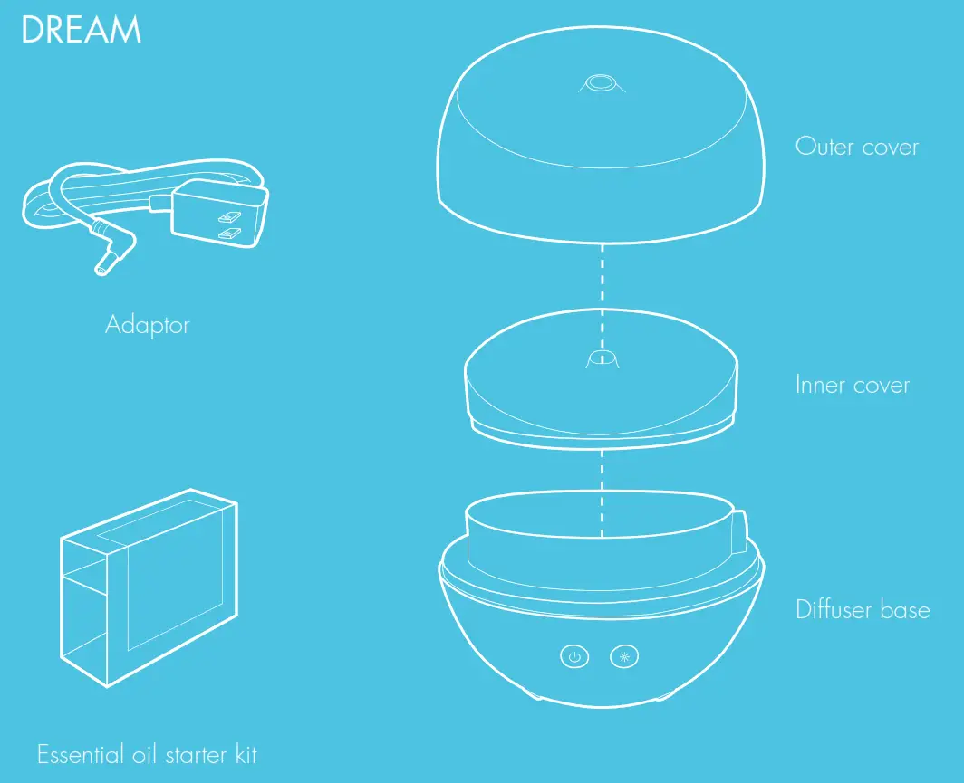 Homedics ARMH-220 Dream Aroma Diffuser