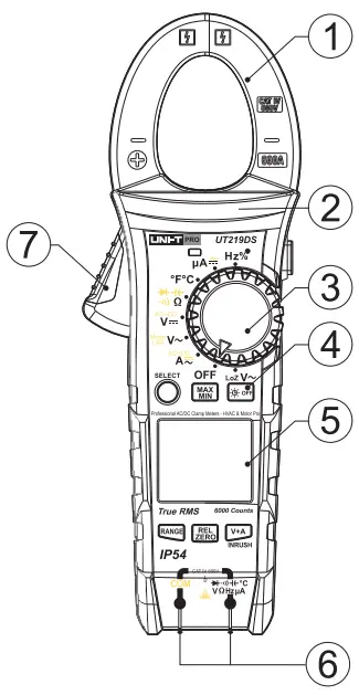 UNI-T UT219E-M-DS Professional Clamp Meter-fig6