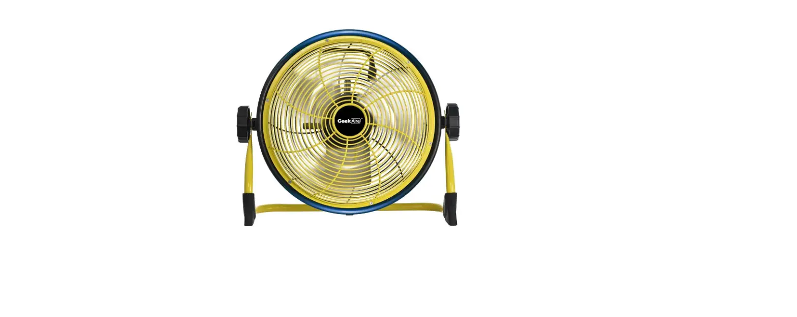 Geekaire Cf1 Rechargeable Outdoor High Velocity Fan Instruction Manual