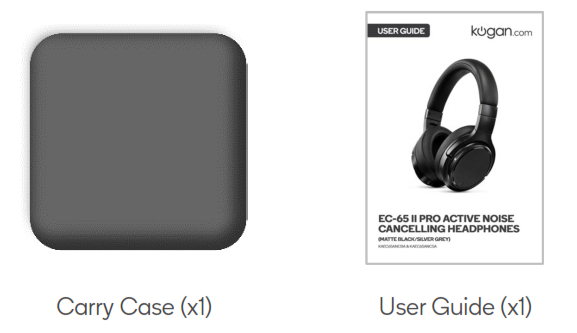 kogan KAEC65ANCBA CE-65 II Pro Active Noise Cancelling Headphones - 4