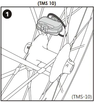 TopAction TMS10 Magnetless Speed Sensor - How to Mount the Sensor 1
