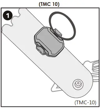 TopAction TMS10 Magnetless Speed Sensor - How to Mount the Sensor 2
