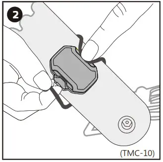 TopAction TMS10 Magnetless Speed Sensor - How to Mount the Sensor 4