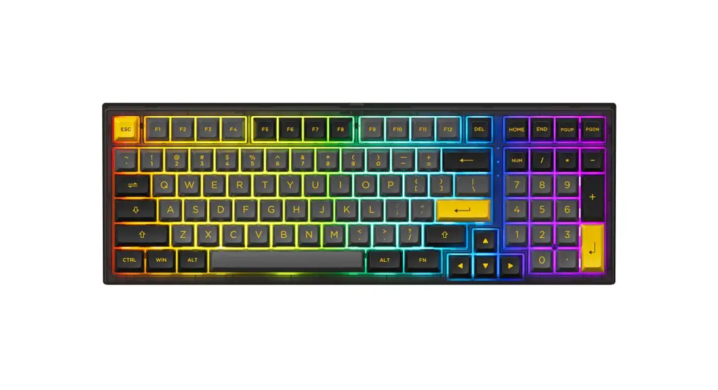 Akko Pc98b-plus Black And Gold Keyboard User Manual