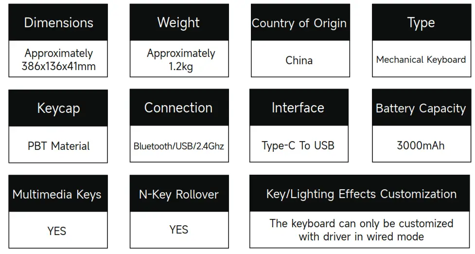 AKKO PC98B-Plus Black and Gold Keyboard - fig