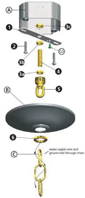 HINKLEY 30011 Pendant Light - 1