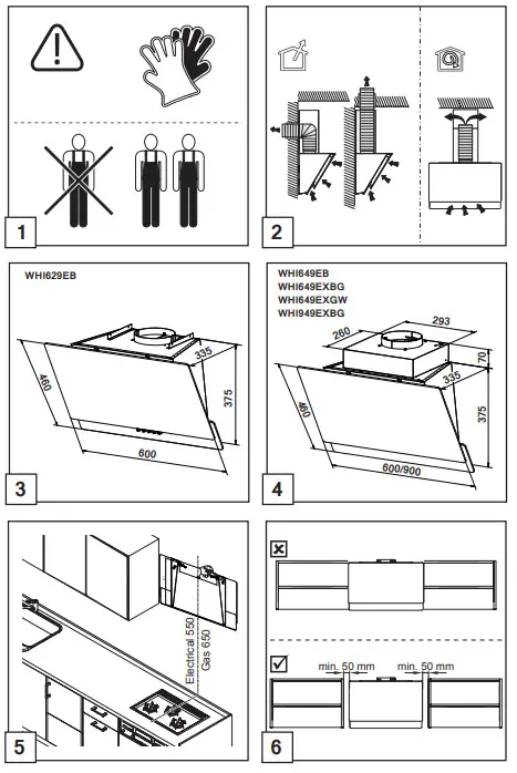 Gorenje WHI629EB Cooker Hood - 1