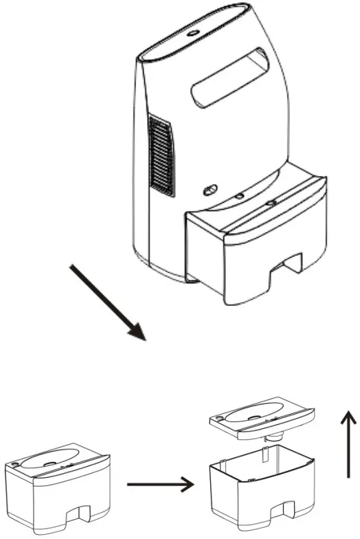 electriq MD2000 Dehumidifier -WATER