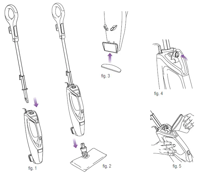 Assembling Your Steam Mop