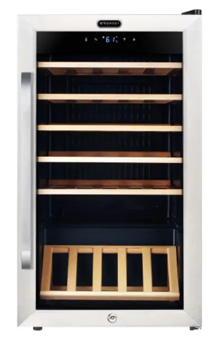 Whynter 34 Bottle Freestanding Stainless Steel Wine Refrigerator - FEATURES a
