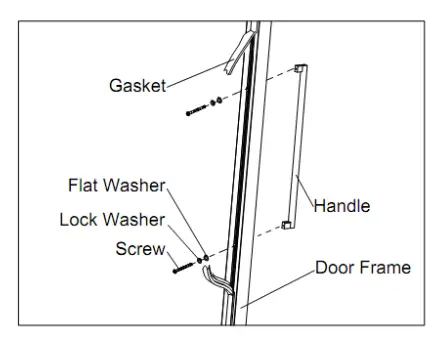 Wine Refrigerator 88 - INSTALLING STAINLESS STEEL HANDLES