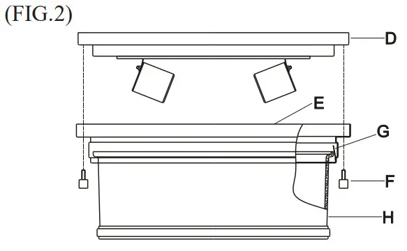 SUMMERLAKE 944727 Flush Mount Ceiling Light - Figure 2