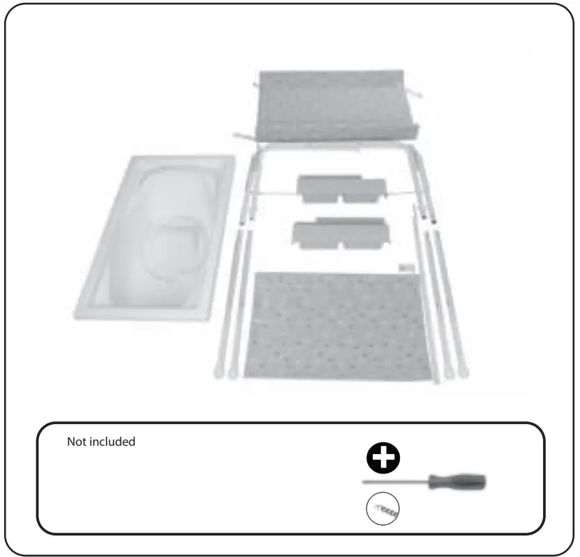 bebeconfort Baltic Baltic Changing Table with Bath - fig 1